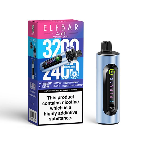 ELF BAR 4 IN 1 PRE FILLED POD KIT - Super E - cig