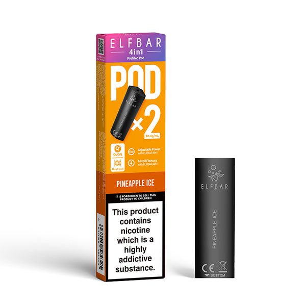 ELF BAR 4 IN 1 PREFILLED PODS 2 PACK - Super E - cig