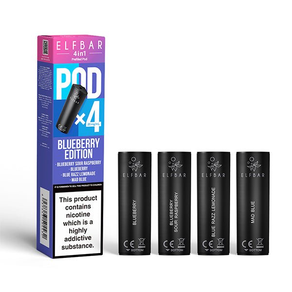 ELF BAR 4 IN 1 PREFILLED PODS 4 PACK - Super E - cig