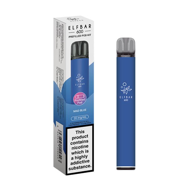ELF BAR 600 PREFILLED POD KIT - MAD BLUE