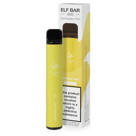 ELF BAR - 600 PUFF DISPOSABLE VAPE SYSTEM - Super E-cig