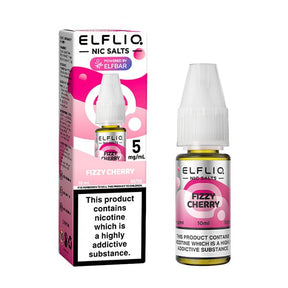 ELF BAR ELFLIQ FIZZY CHERRY 10ML NIC SALT E-LIQUID - Super E-cig