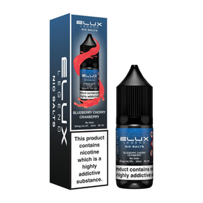 ELUX - 10ML LEGEND BLUEBERRY CHERRY CRANBERRY NIC SALT E LIQUID - Super E-cig