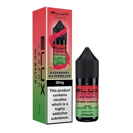 ELUX LEGEND RASPBERRY WATERMELON 10ML NIC SALT E - LIQUID - Super E - cig