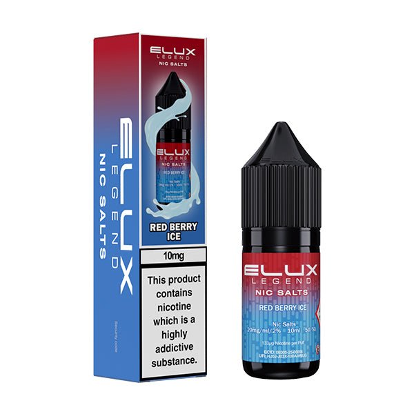 ELUX LEGEND RED BERRY ICE 10ML NIC SALT E - LIQUID - Super E - cig