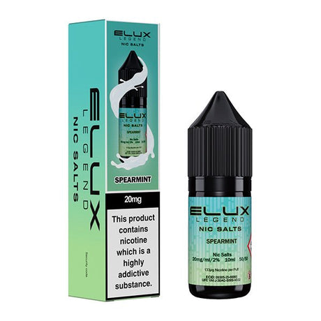 ELUX LEGEND SPEARMINT 10ML NIC SALT E - LIQUID - Super E - cig
