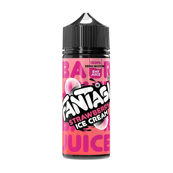 FANTASI BAR JUICE STRAWBERRY ICE CREAM 100ML SHORTFILL E - LIQUID - Super E - cig