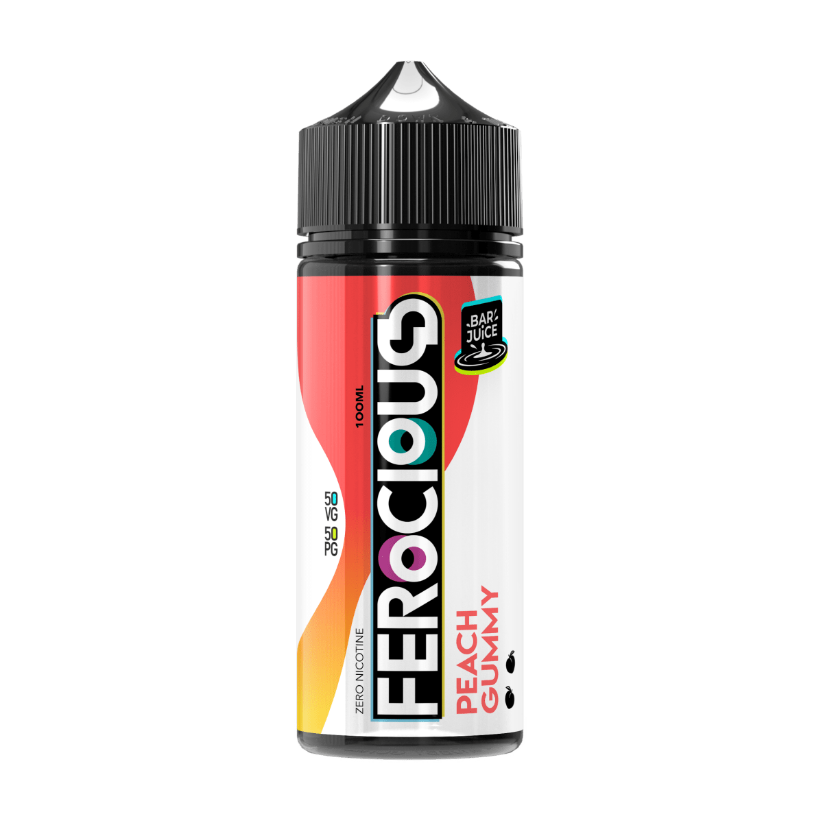 FEROCIOUS BAR JUICE PEACH GUMMY 100ML SHORTFILL E - LIQUID - Super E - cig