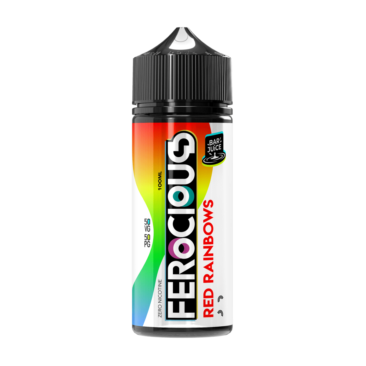 FEROCIOUS BAR JUICE RED RAINBOW 100ML SHORTFILL E-LIQUID| 10.00| 100ML  50/50 SHOTS  Super E-cig