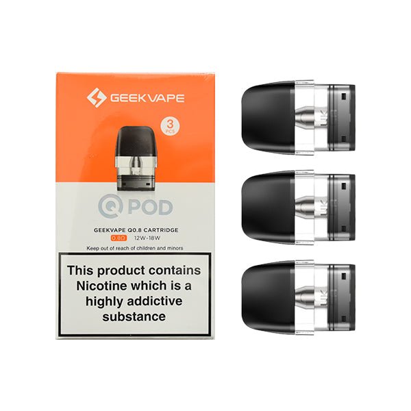 GEEKVAPE Q REPLACEMENT PODS 3 PACK| 7.99| BUY 2 SAVE 10%  Super E-cig
