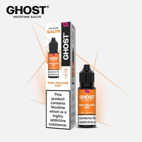 GHOST® SALTS PINK ORANGE FIZZ 10ML NIC SALT E - LIQUID - Super E - cig