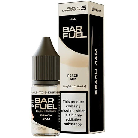 HANGSEN BAR FUEL PEACH JAM 10ML NIC SALT E - LIQUID - Super E - cig