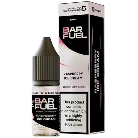 HANGSEN BAR FUEL RASPBERRY ICE CREAM 10ML NIC SALT E - LIQUID - Super E - cig