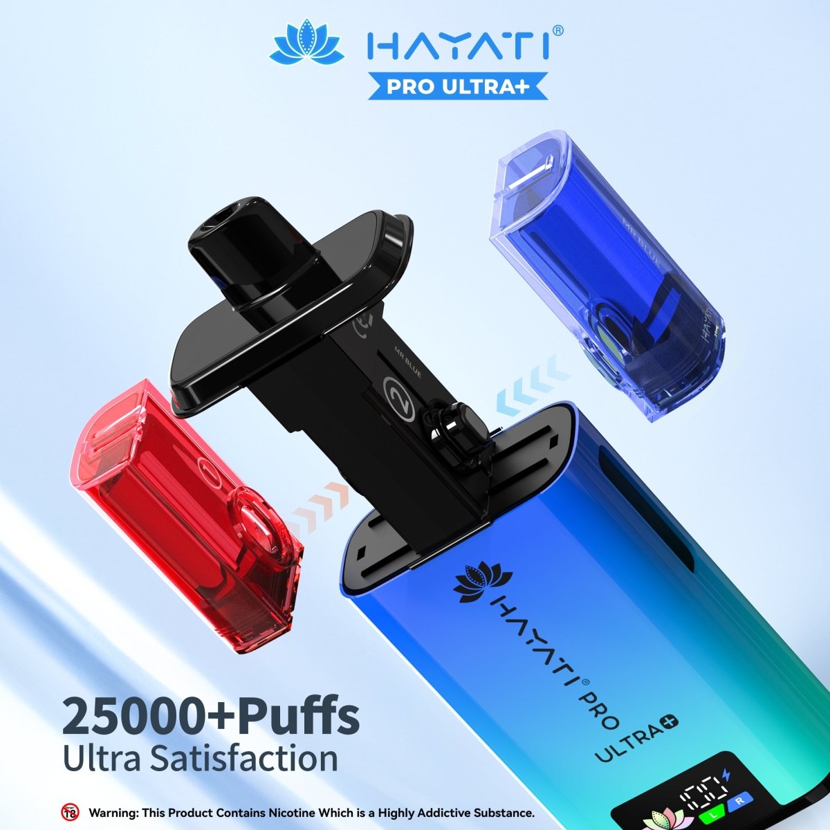 HAYATI PRO ULTRA + PREFILLED POD KIT - Super E - cig