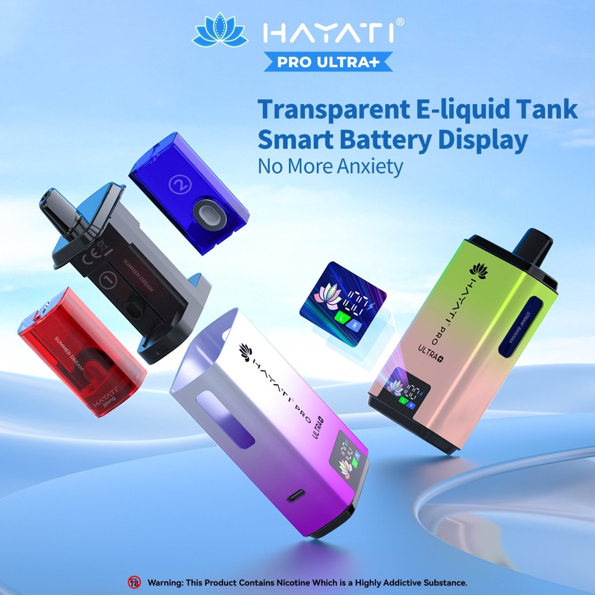 HAYATI PRO ULTRA + PREFILLED POD KIT - Super E - cig