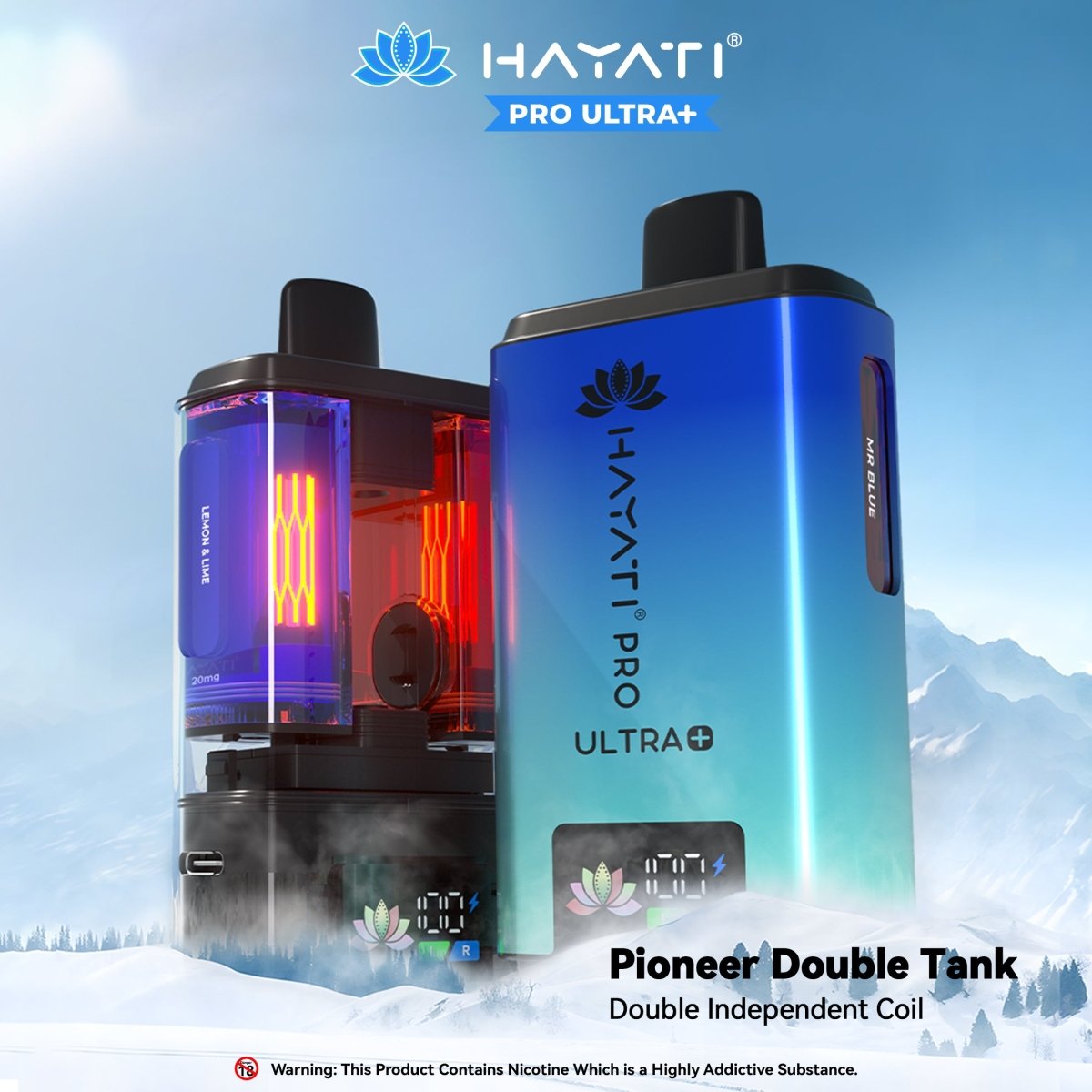 HAYATI PRO ULTRA + PREFILLED POD KIT - Super E - cig