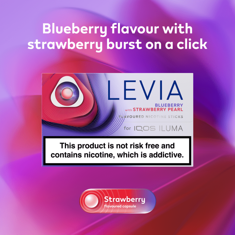 IQOS BLUEBERRY WITH STRAWBERRY PEARL LEVIA - Super E - cig