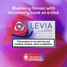 IQOS BLUEBERRY WITH STRAWBERRY PEARL LEVIA - Super E - cig