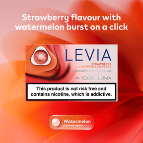 IQOS STRAWBERRY WITH WATERMEELON PEARL LEVIA - Super E - cig