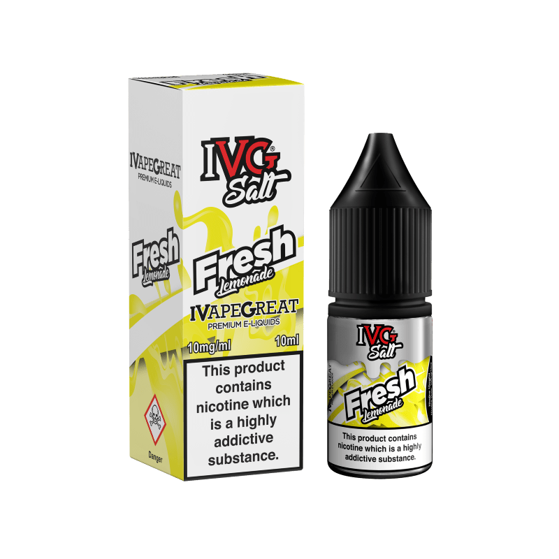 IVG - 10ML FRESH LEMONADE NIC SALT E LIQUID - Super E-cig