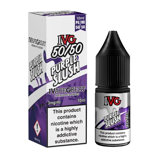 IVG - 10ML PURPLE SLUSH 50/50 E LIQUID - Super E-cig