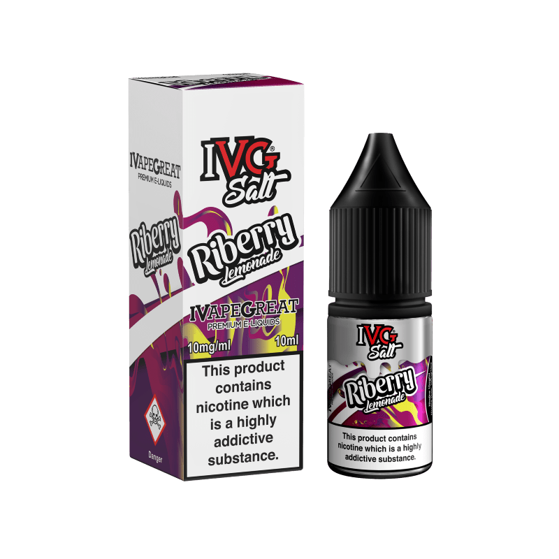 IVG - 10ML RIBERRY LEMONADE NIC SALT E LIQUID - Super E-cig