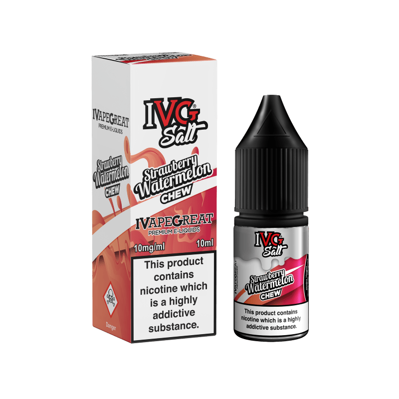 IVG - 10ML STAWBERRY WATERMELON CHEW NIC SALT E LIQUID - Super E-cig