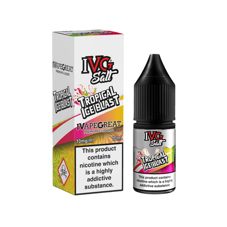 IVG - 10ML TROPICAL ICE BLAST NIC SALT E LIQUID - Super E-cig