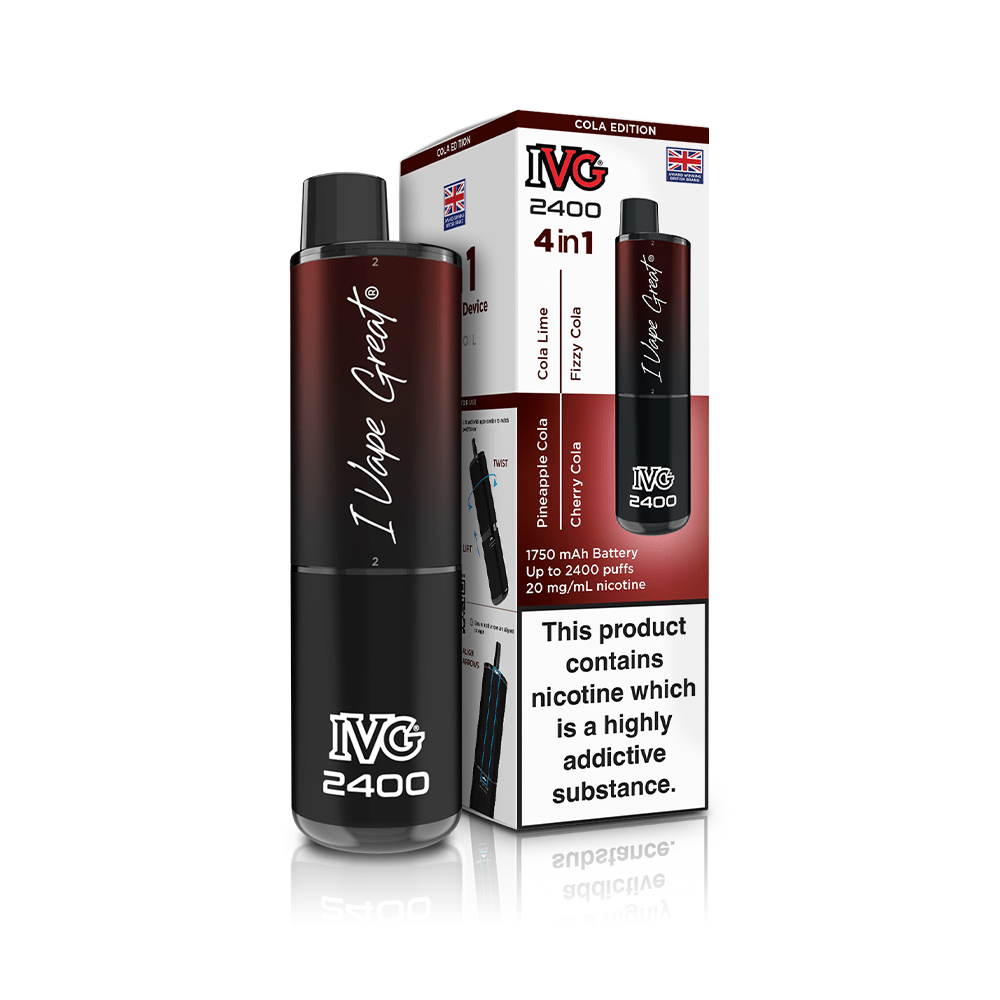 IVG 2400 4 - IN - 1 DISPOSABLE VAPE - Super E - cig