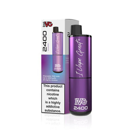 IVG - 2400 DISPOSABLE VAPE SYSTEM - Super E-cig