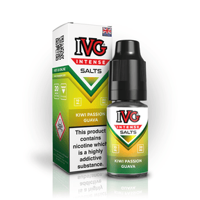 IVG INTENSE KIWI PASSION GUAVA 10ML NIC SALT E-LIQUID - 20MG