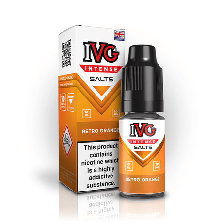 IVG INTENSE RETRO ORANGE 10ML NIC SALT E - LIQUID - Super E - cig