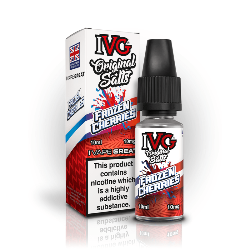 IVG ORIGINAL FROZEN CHERRIES 10ML NIC SALT E-LIQUID - 10MG