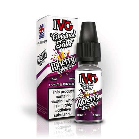 IVG ORIGINAL RIBERRY LEMONADE 10ML NIC SALT E-LIQUID - 10MG