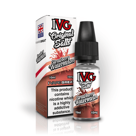 IVG ORIGINAL STRAWBERRY WATERMELON 10ML NIC SALT E-LIQUID - 10MG