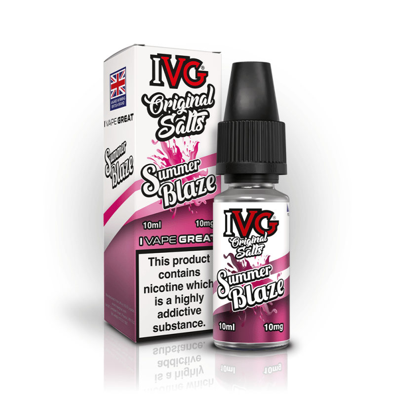 IVG ORIGINAL SUMMER BLAZE 10ML NIC SALT E-LIQUID - 10MG