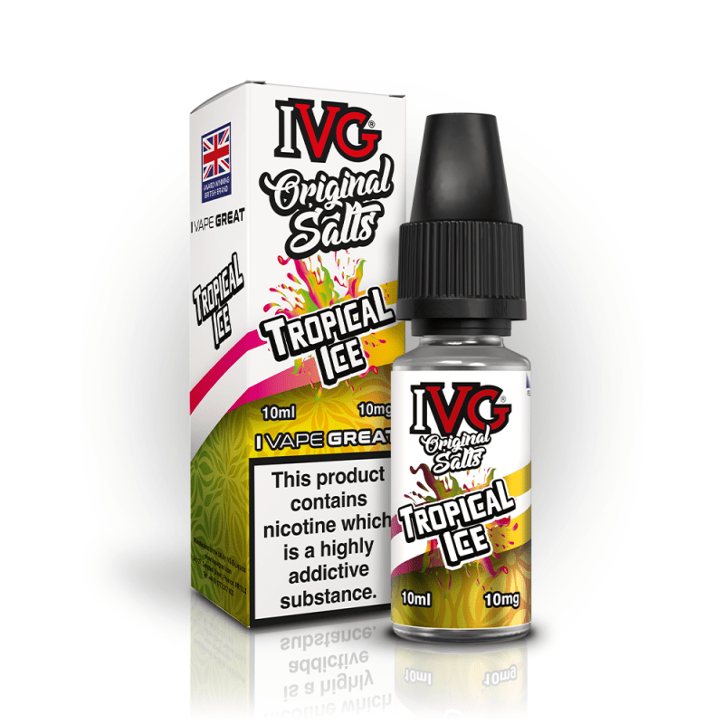 IVG ORIGINAL TROPICAL ICE 10ML NIC SALT E-LIQUID - 10MG