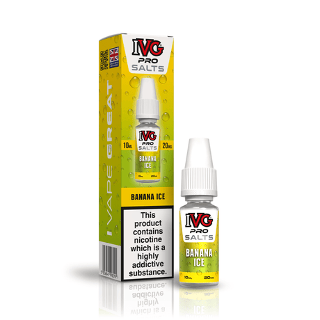 IVG PRO BANANA ICE 10ML NIC SALT E-LIQUID - 20MG