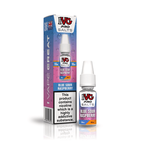 IVG PRO BLUE SOUR RAPBERRY 10ML NIC SALT E-LIQUID - 10MG