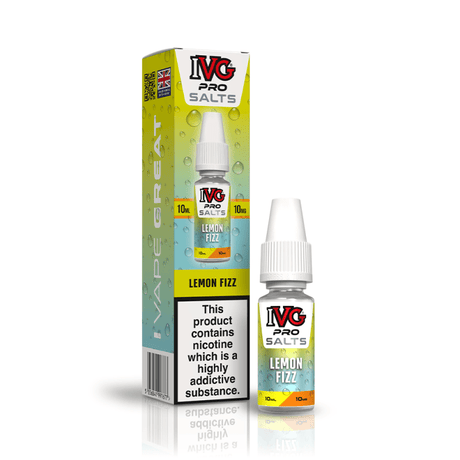 IVG PRO LEMON FIZZ 10ML NIC SALT E-LIQUID - 10MG