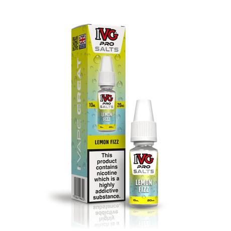 IVG PRO LEMON FIZZ 10ML NIC SALT E-LIQUID - 20MG