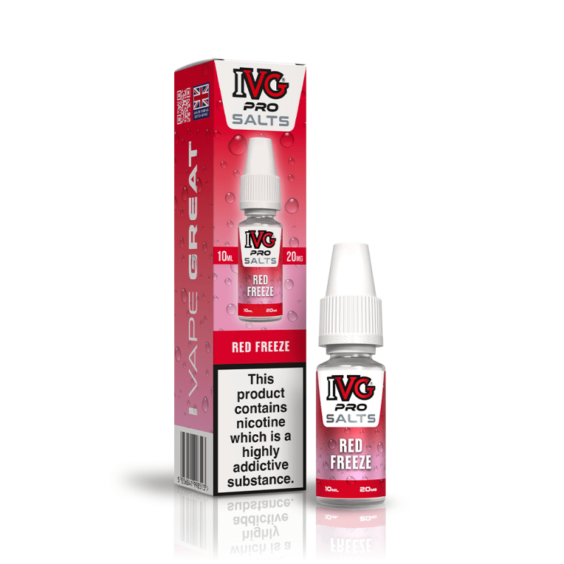 IVG PRO RED FREEZE 10ML NIC SALT E-LIQUID - 20MG