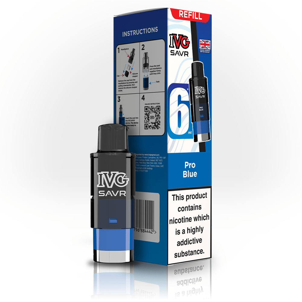 IVG SAVR PREFILLED POD - Super E - cig