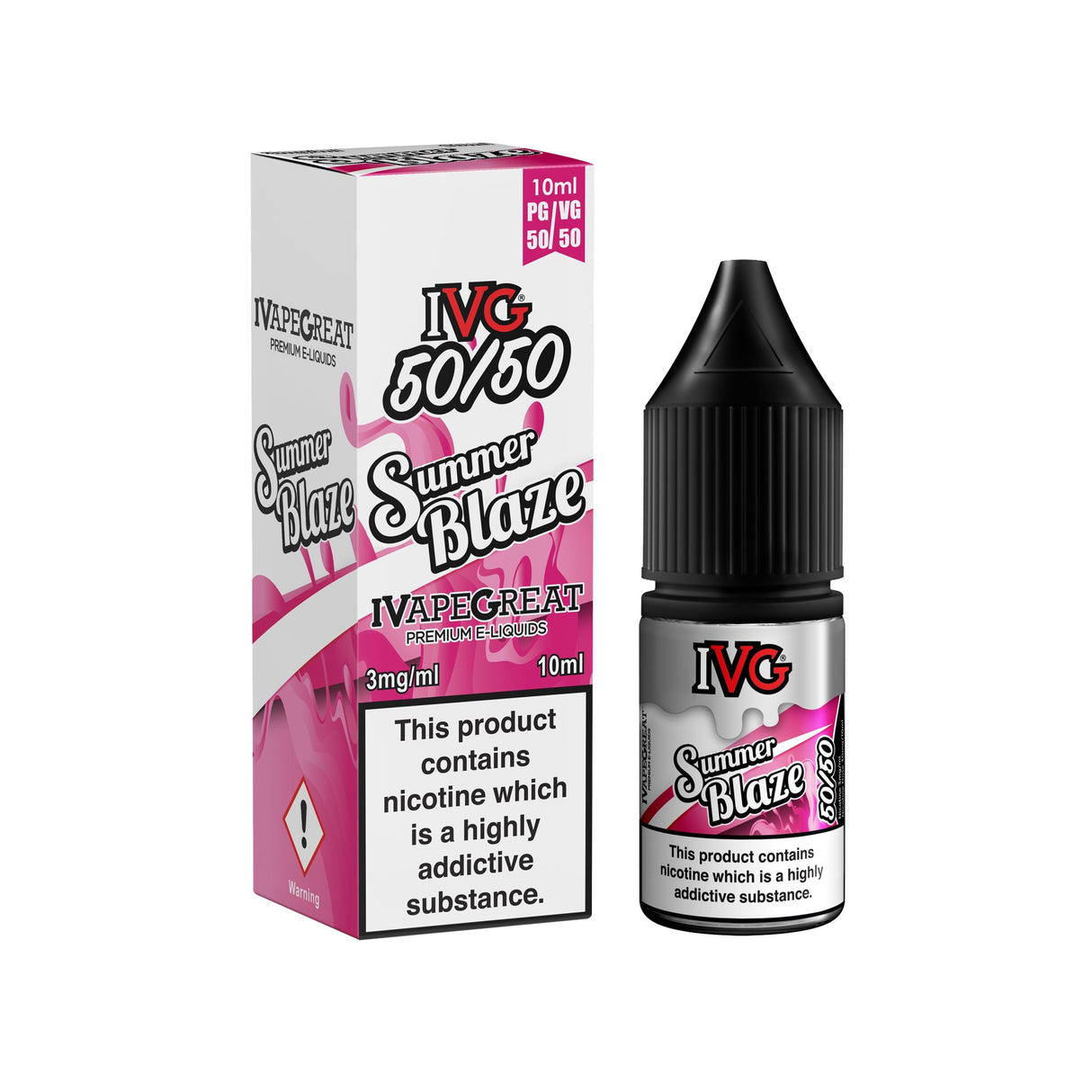 IVG SUMMER BLAZE 50/50 10ML E - LIQUID - Super E - cig