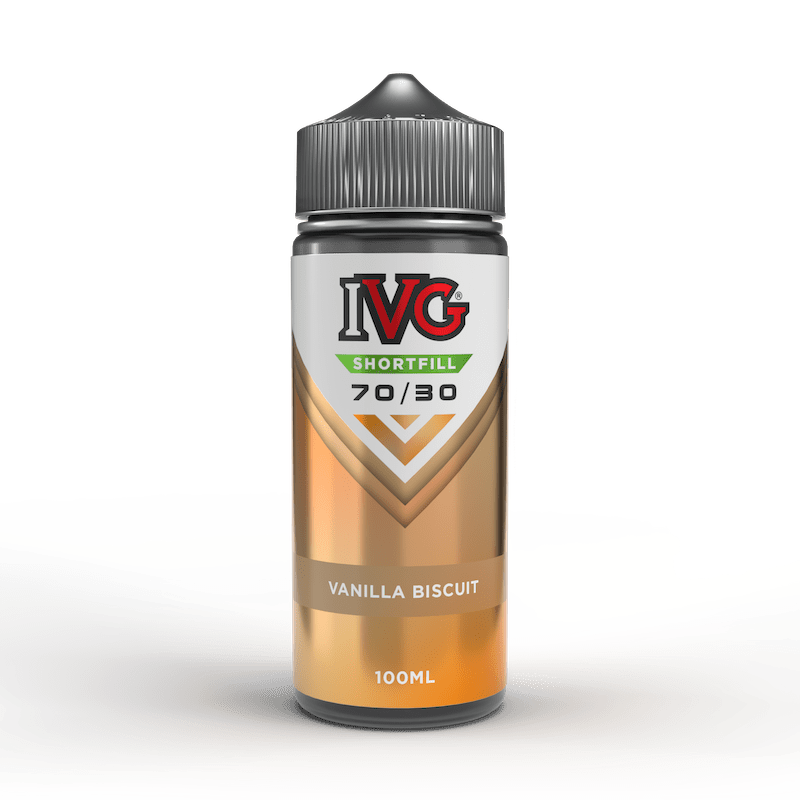 IVG VANILLA BISCUIT 100ML SHORTFILL E - LIQUID - Super E - cig