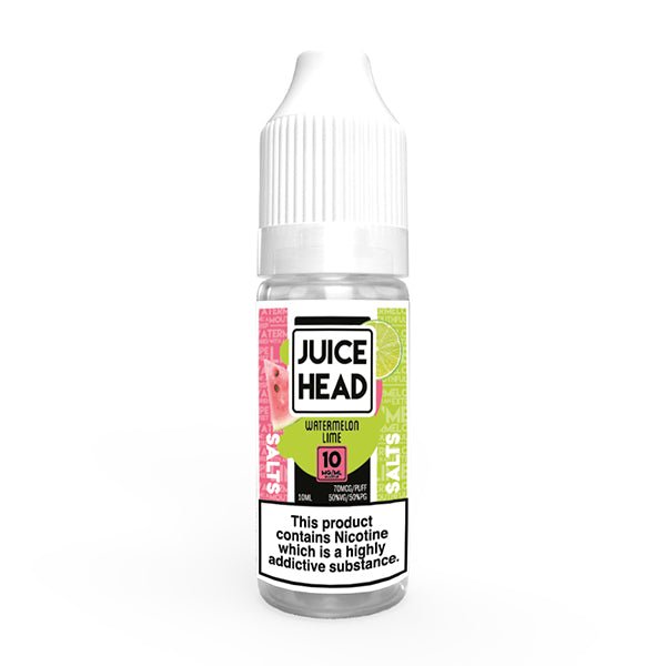 JUICE HEAD - 10ML WATERMELON LIME NIC SALT E LIQUID - Super E-cig