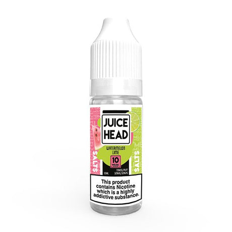 JUICE HEAD - 10ML WATERMELON LIME NIC SALT E LIQUID - Super E-cig