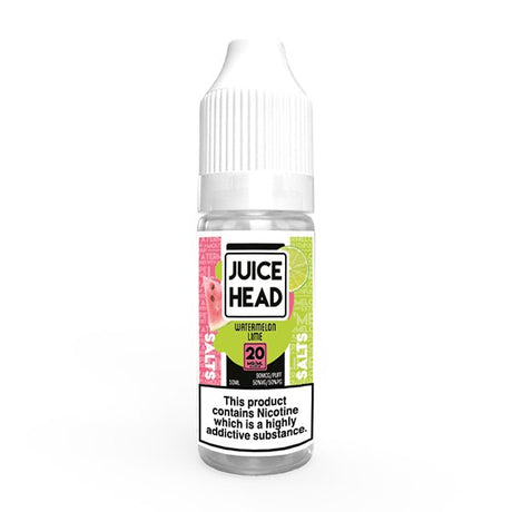 JUICE HEAD - 10ML WATERMELON LIME NIC SALT E LIQUID - Super E-cig