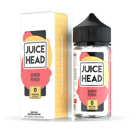 JUICE HEAD GUAVA PEACH 100ML SHORTFILL E - LIQUID - Super E - cig
