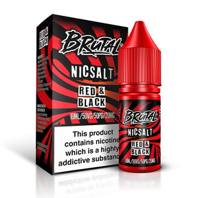 JUST JUICE BRUTAL RED & BLACK 10ML NIC SALT E-LIQUID - 20MG